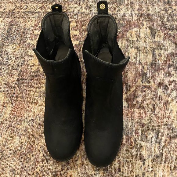 Black Kodiak Sued Ankle Boots - Picture 7 of 9